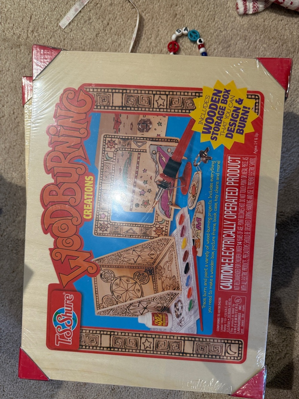 TS Shure Woodburning Creations Kit - Beige & Red